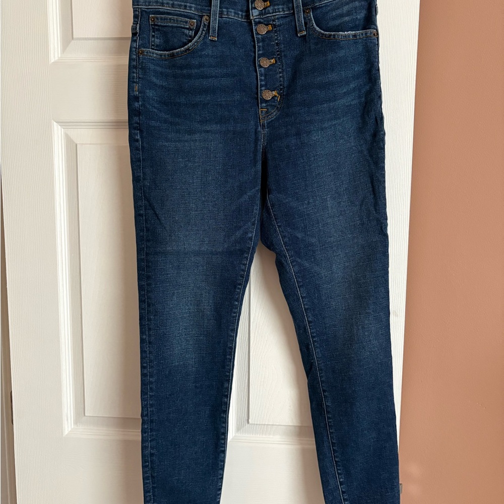 J. Crew Dark Blue High Rise Jeans